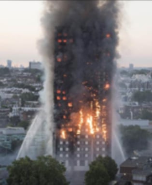 Londra Grenfell Tower yangını